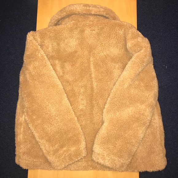 burberry monogram motif fleece jacket